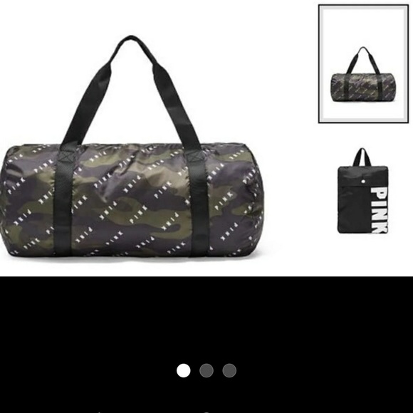 NWOT VS PINK camo duffle bag - Picture 2 of 2